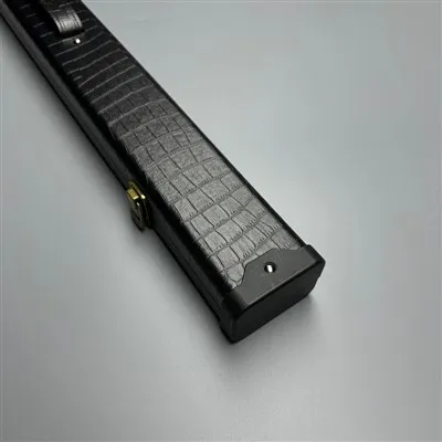 Étui pour queues de billard en relief croco